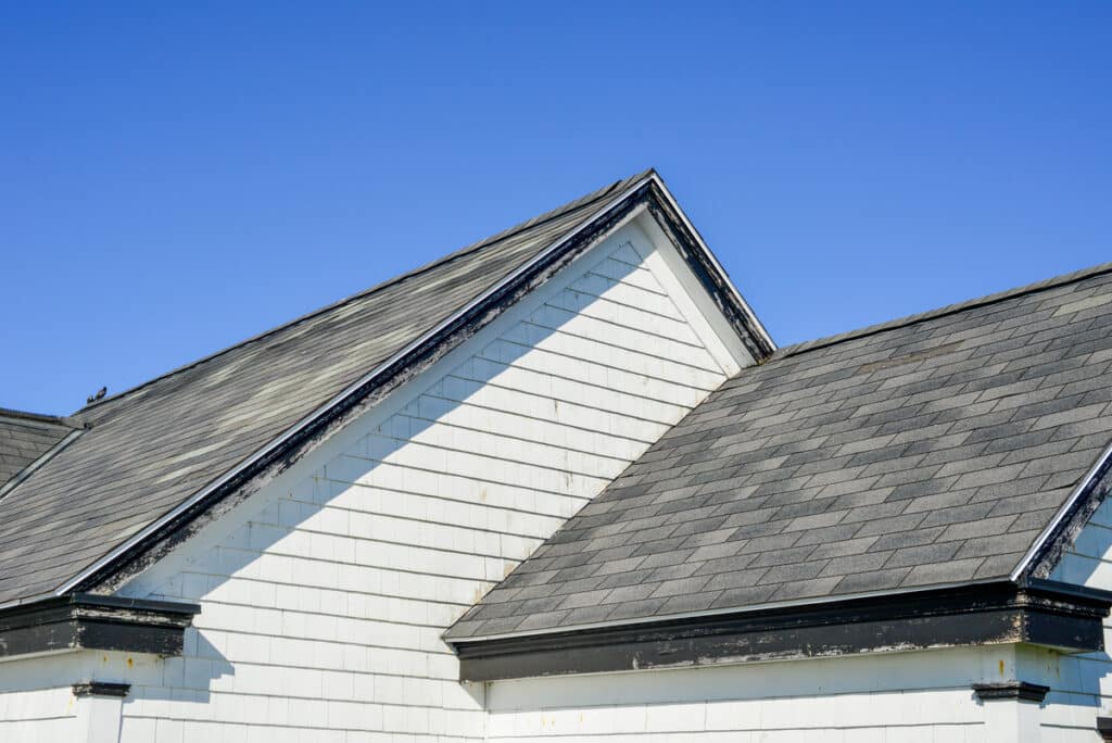 older shingle roof
