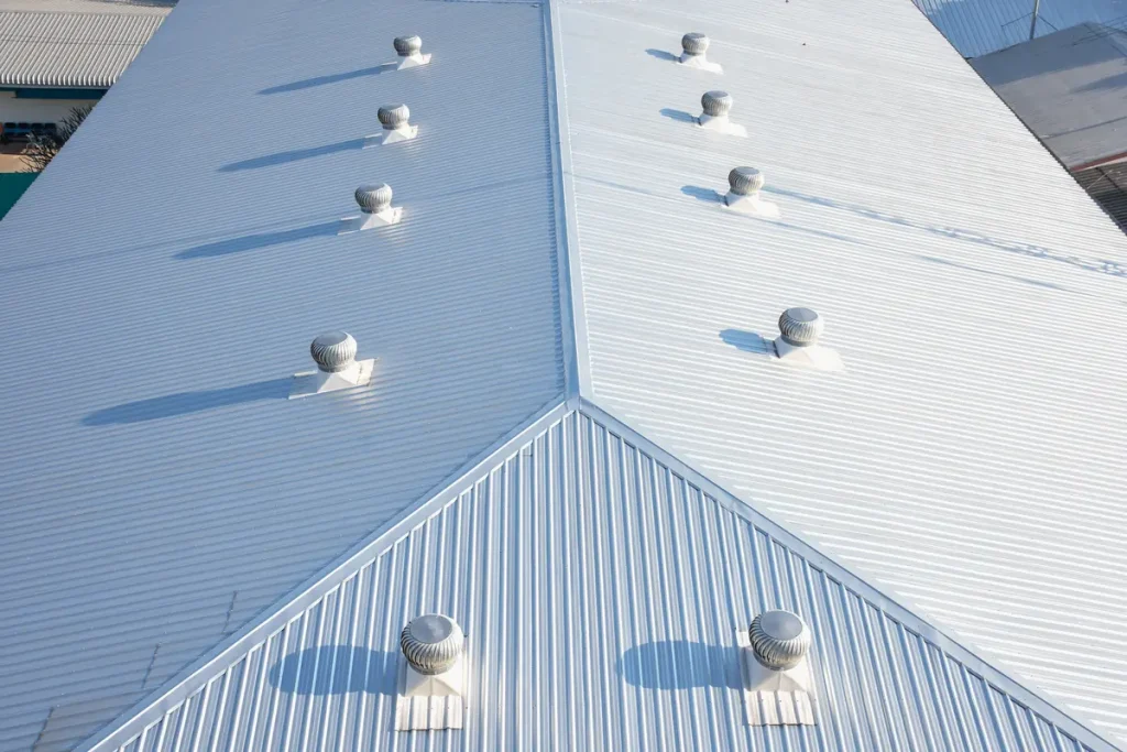 metal industrial roof