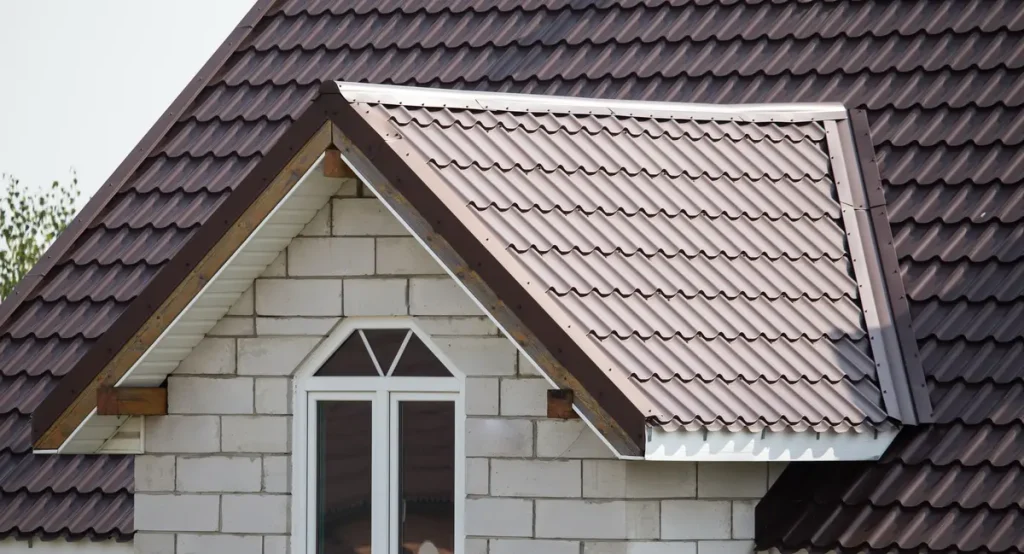 metal shingle roof