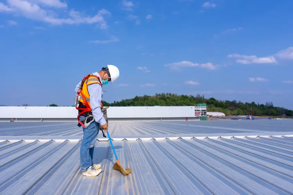 sweeping roof