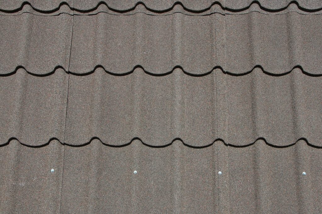 Stone and ceramic coated galvanized steel roof tile